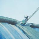 日光溫室保溫被中卷機